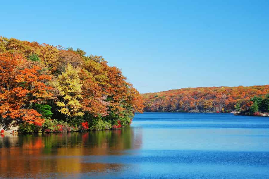 Circle Line NYC: Herbstlaub- und Oktoberfest-Kreuzfahrt. Foto: GetYourGuide Circle Line NYC: Herbstlaub- und Oktoberfest-Kreuzfahrt. Foto: GetYourGuide