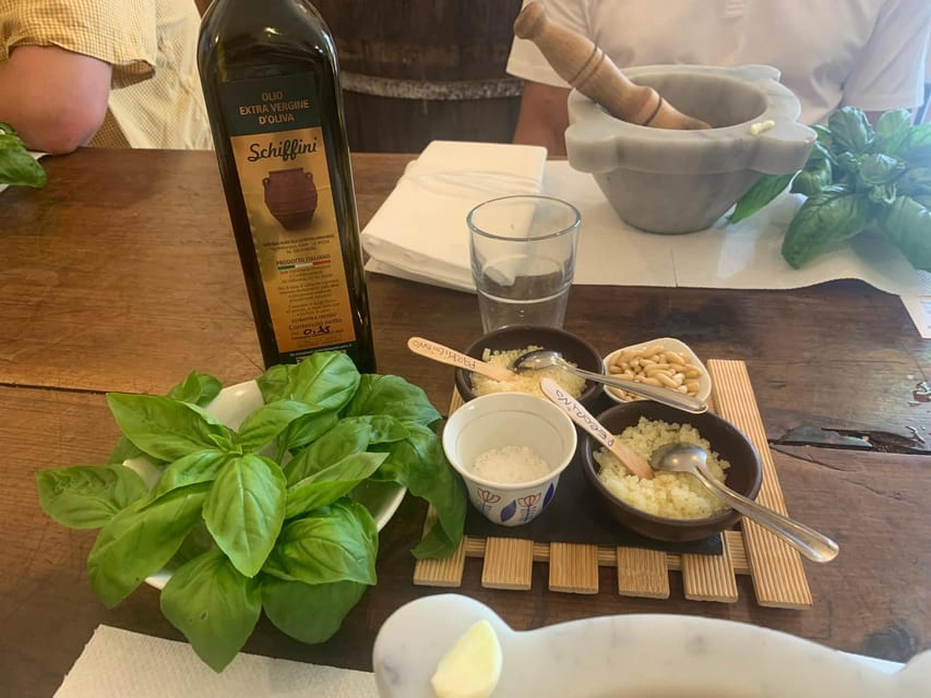 Cinque Terre: Kurs für authentisches Pesto und Wein in Manarola