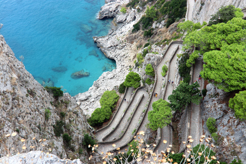 Excursão a Capri e Anacapri: Faraglioni e cavernas de SorrentoVisita a Capri e Anacapri: Faraglioni e grutas a partir de Sorrento