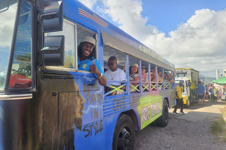St. Kitts: Irie Open-Air Tour, Rum Tasting & Beach Time