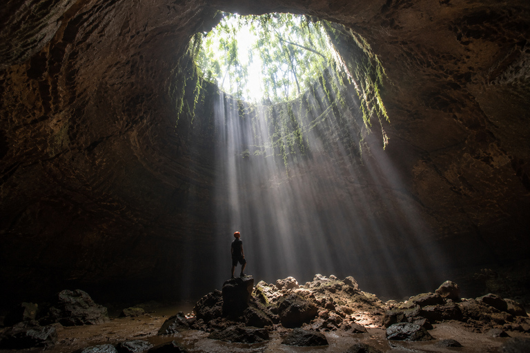 Yogyakarta: Jomblang & Pindul Caves Tour with Sunset Beach Jomblang & Pindul Caves sharing Tour ticket exclude