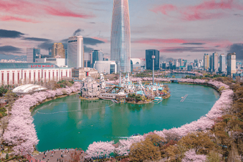 Seul: Lotte World Day Pass i Seoul Sky Ticket