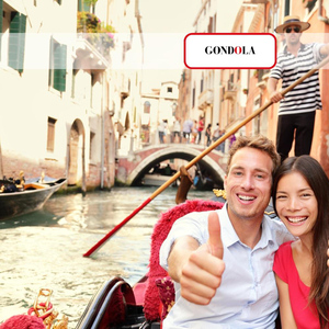 Venedig: Canale Grande per Gondel mit Live-Kommentar