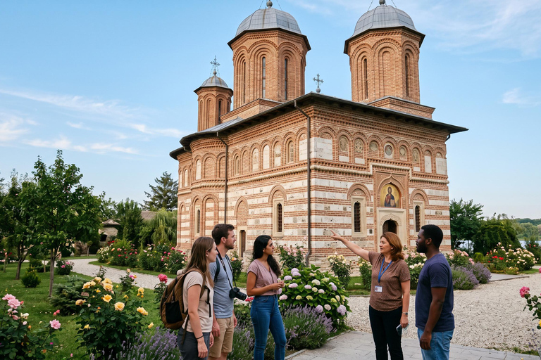 Bucharest: Dracula's tomb Snagov & Salt Mine Guided Day Trip COACH TOUR Audio guide in 24 languages
