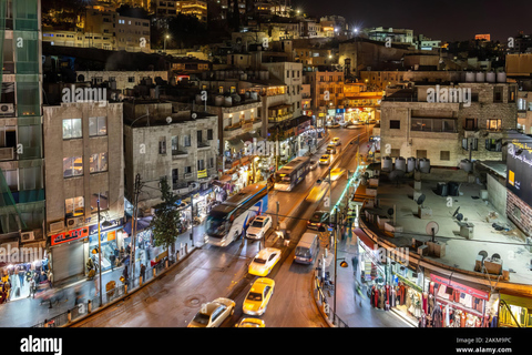 Amman: Petra Day Trip with Amman by Night Walk Amman: Petra and Wadi Rum with a 2hr Jeep Tour