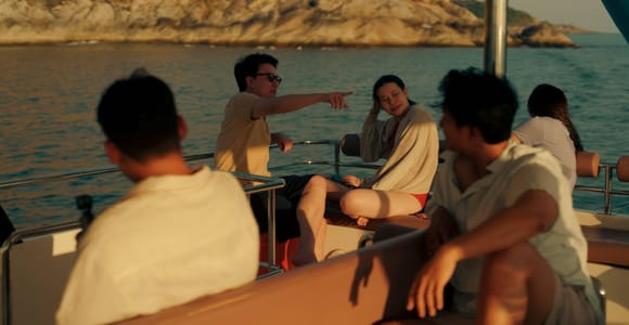Phuket: Private 2-Deck Luxury Yacht Sunset Tour with Kayak