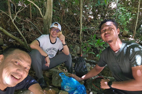 Langkawi Hidden Waterfall Hiking Tour with Thai Island Views