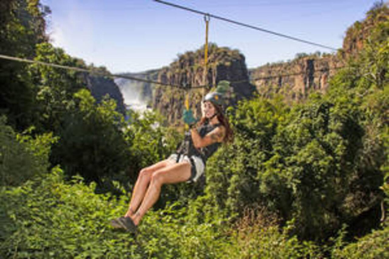 Victoria Falls: Canopy Tour mit Transfers