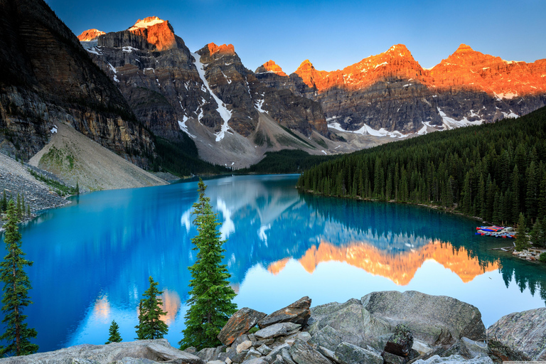 Banff - Lake Louise - Moraine Lake Halvdagsutflykt