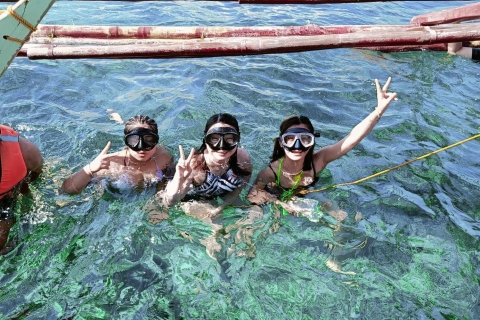 Boracay : Circuit dans les îles avec plongée en apnée et Crystal CoveBoracay : Circuit dans les îles en bateau avec déjeuner et plongée en apnée