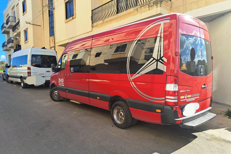 Valletta: Transport med privat förare