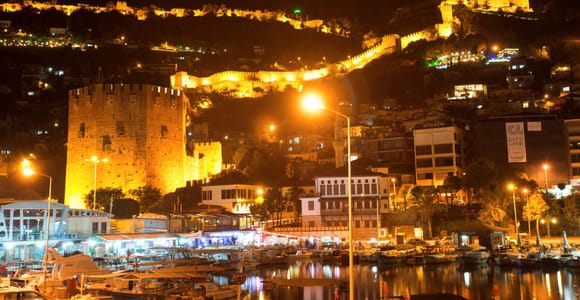 Alanya Night Tour: Castle, Cable Car & Cleopatra Beach