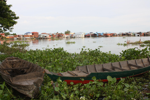 Sunset at the Floating Village on the Gigantic Lake