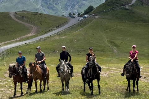 From Tbilisi: 2-Day Kazbegi Tour with Horse Riding