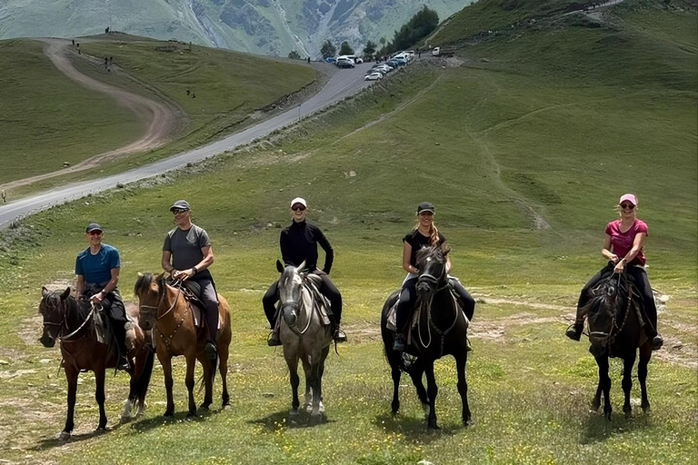 From Tbilisi: 2-Day Kazbegi Tour with Horse Riding