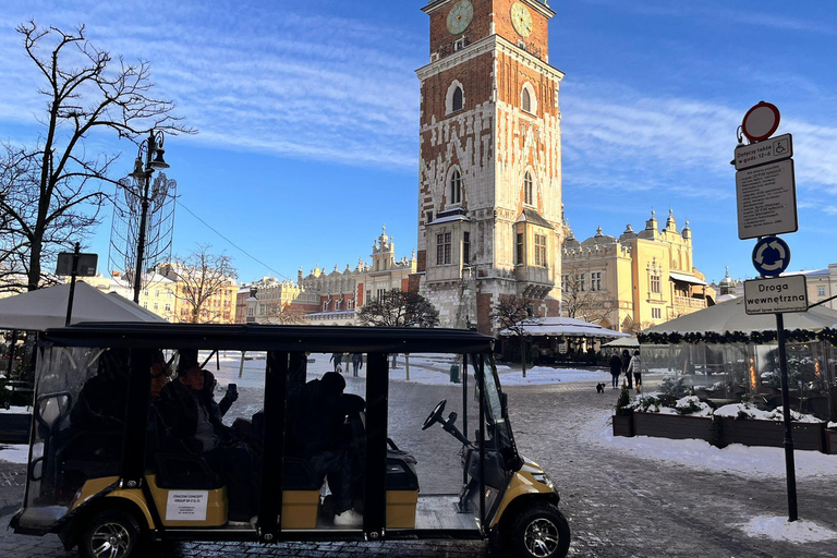 Krakow: Guided City Tour by Golf Buggy with Hotel Pickup