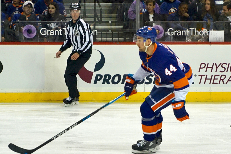 Elmont: New York Islanders UBS Arena Ice Hockey Game Ticket Lower Sideline