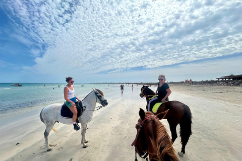 Djerba: Beginner Horse Riding Lesson for Adults and Children.