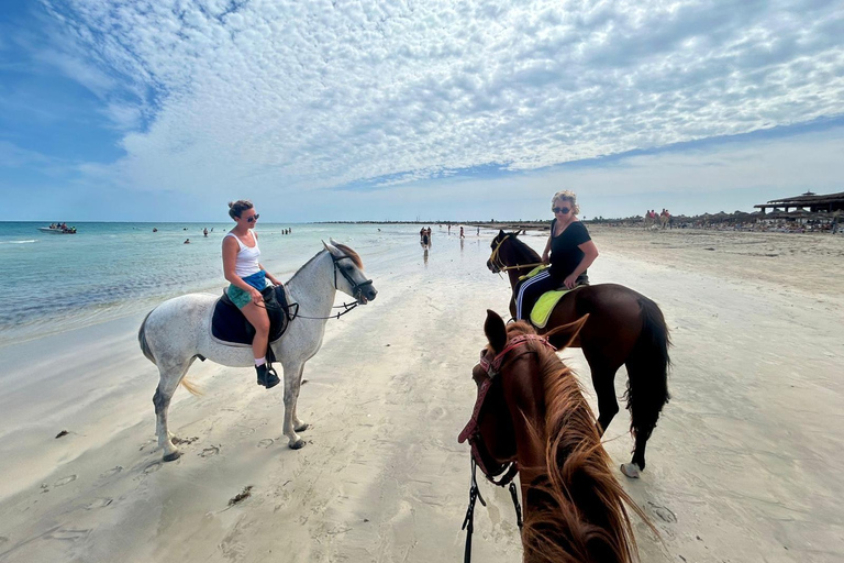 Djerba: Beginner Horse Riding Lesson for Adults and Children.