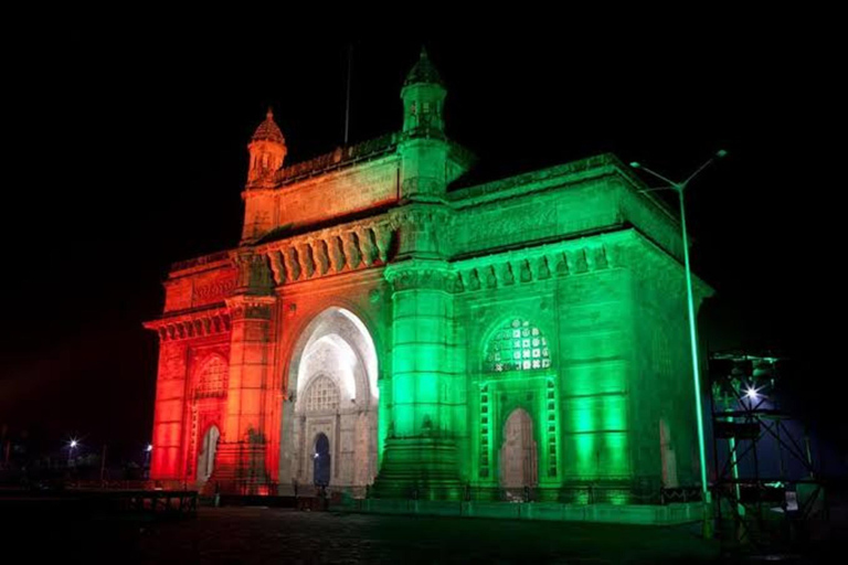 Mumbai by Night: Private Iconic Sights Tour in Lights Private Mumbai Night Tour for Cruise Passengers