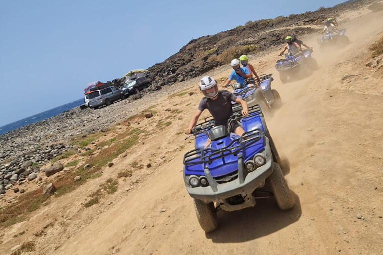 Tenerife: 100% Off-Road Quad Adventure with Pickups & Drinks Single Off-Road Quad Adventure with Pickup & Snacks