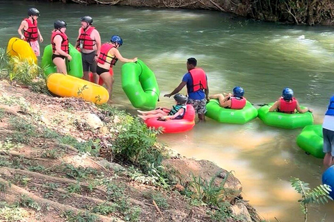 Ocho Rios: Blue Hole & River Tubing Tour with Pickup From Montego Bay Hotels & Port