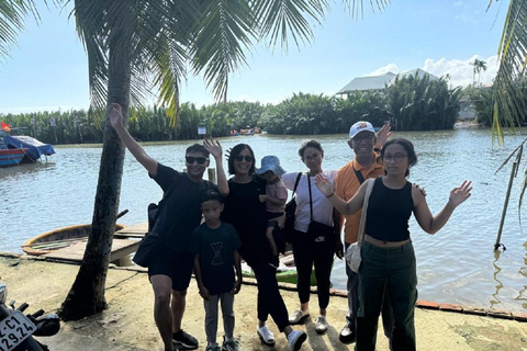 Hoi An : Ekologisk cykeltur med båtresa i korgbåt och lunch