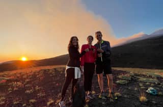 Excursion à vélo électrique au coucher du soleil sur l’Etna
