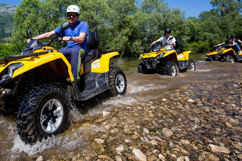 From Alanya/Side: Taurus Mountains Quad Safari with Transfer Double Quad