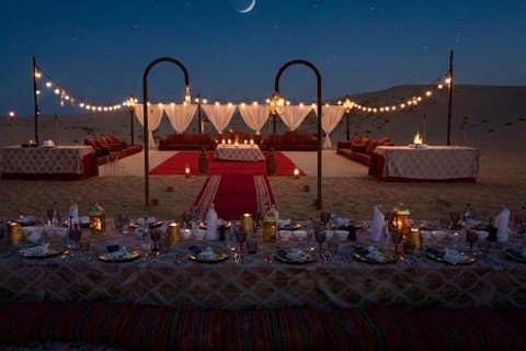 Private Family Dune Dinner in Abu Dhabi with BBQ