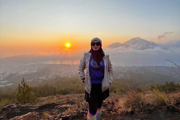 Randonnée privée au Mont Batur avec sources d'eau chaude et transfert à l'hôtel