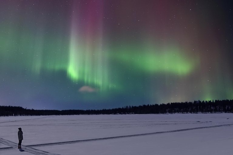 Levi: Äventyr med norrsken på vintern