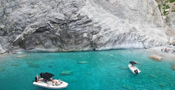 Private Tour with 8 m/300HP JOKER rib around Skiathos island