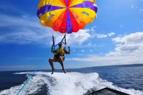 Nusa Dua: Watersports, Uluwatu Temple, and Kecak Dance Tour