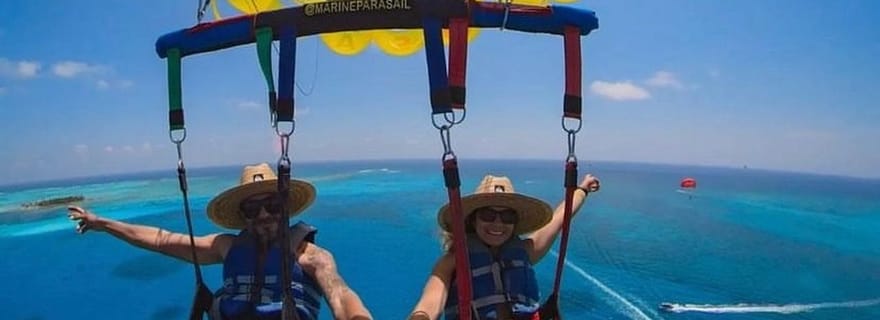 San Andrés : expérience de parachute ascensionnel avec vues