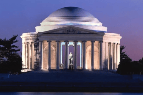 Washington DC: Tour notturno Hop-on Hop-off con navettaTour regolare