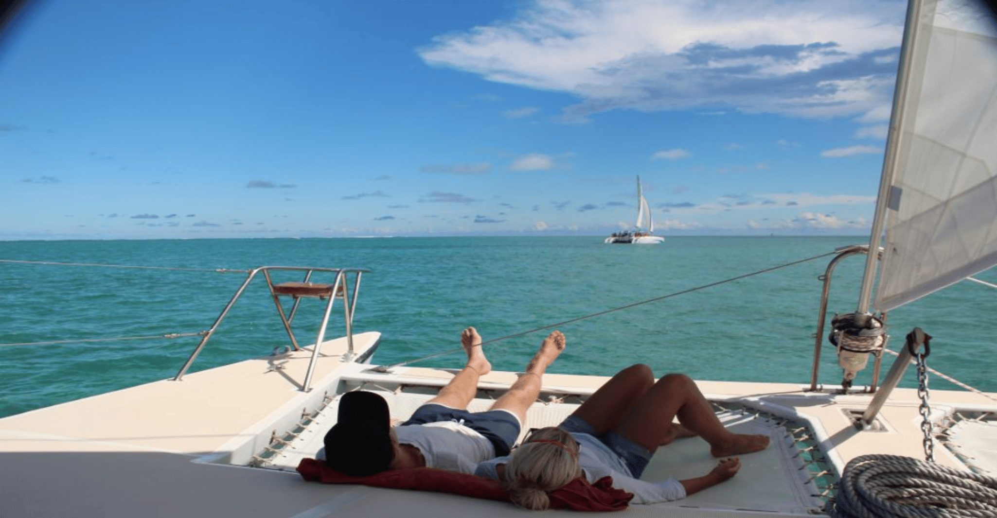 Ile Aux Cerfs Catamaran Trip w/ Lunch, Unlimited Drinks - Housity