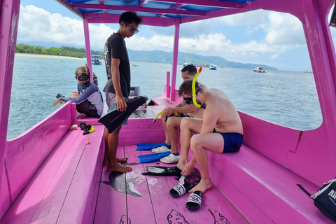 Esnórquel en las islas Gili: Gili Trawangan, Meno Y AireEmpezar desde la zona de Lombok