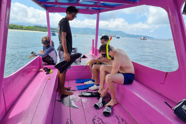 Snorkeling na wyspie Gili: Gili Trawangan, Meno i AirRozpocznij od obszaru Lombok