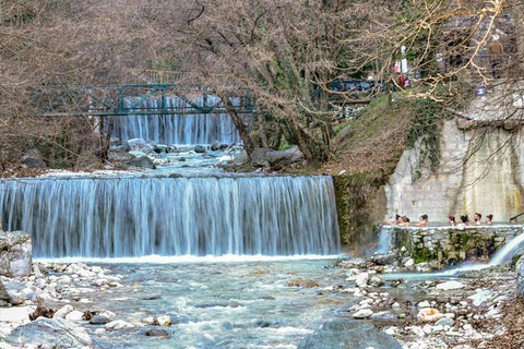 De Thessaloniki: Banhos de Pozar e Cachoeiras de Edessa - excursão de um dia