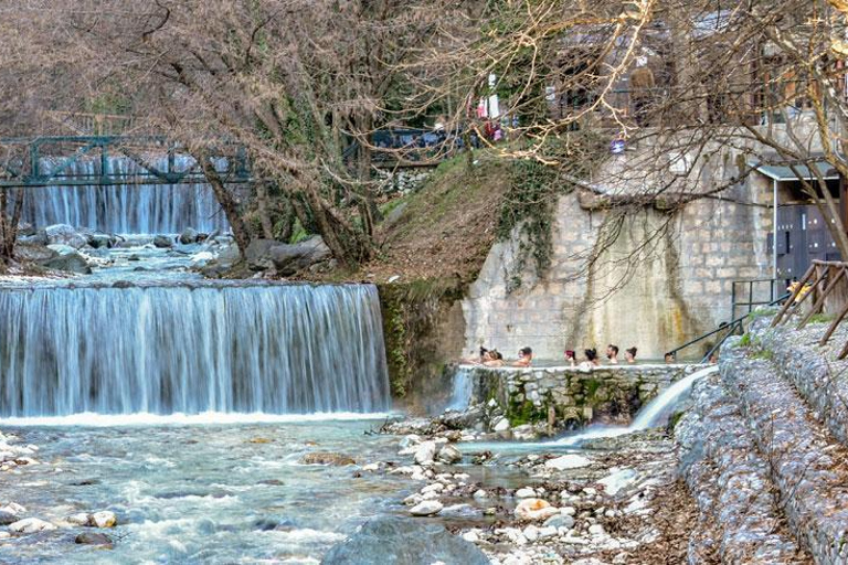 Au départ de Thessalonique : Excursion d&#039;une journée aux bains de Pozar et aux chutes d&#039;eau d&#039;Edessa