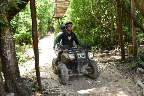 Playa del Carmen: Wycieczka ATV, Zipline i Cenote Adventure Tour