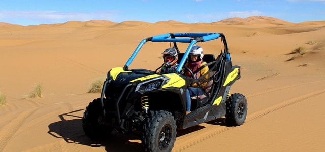Merzouga: Sahara Desert Buggy Tour with Tea & Village Visit
