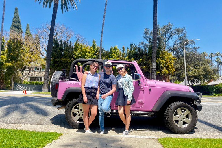 Beverly Hills: Rodeo Drive Open Roze Jeep PrivétourBeverly Hills Rodeo Drive op een open Pink Jeep privétour