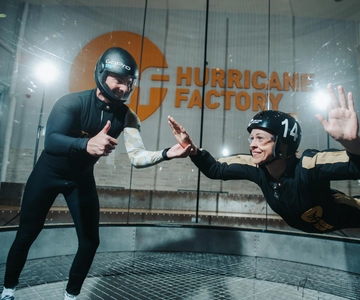Прага: Опыт прыжков с парашютом в помещении Hurricane Factory