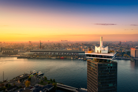 Amsterdam: A&#039;DAM Lookout Toegangsbewijs en Diner Voucher