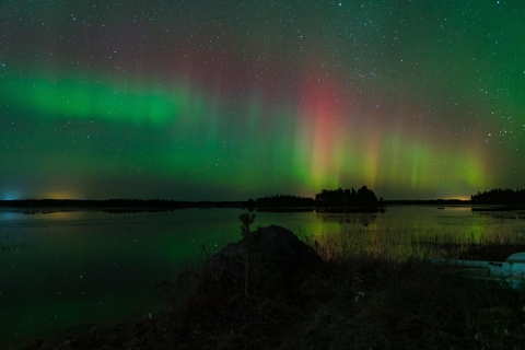Rovaniemi: Excursión a la Aurora Boreal con GarantíaRovaniemi: Excursión en grupo reducido por la Aurora Boreal