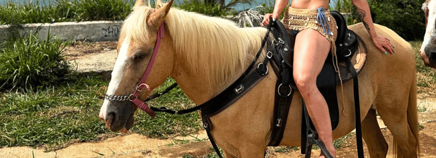 Porto Rico : Randonnée à cheval sur la plage d'Aguadilla