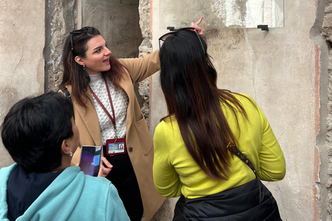 Naples/Salerno Port: Pompeii & Herculaneum - Optional lunch FROM NAPLES: Semi Private Group - NO LUNCH