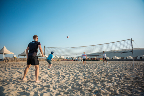 Doha: Full day Overnight & Day pass in Pvt Desert Beach Camp Doha: Full day Dune Bashing with a meal in Desert Beach Camp